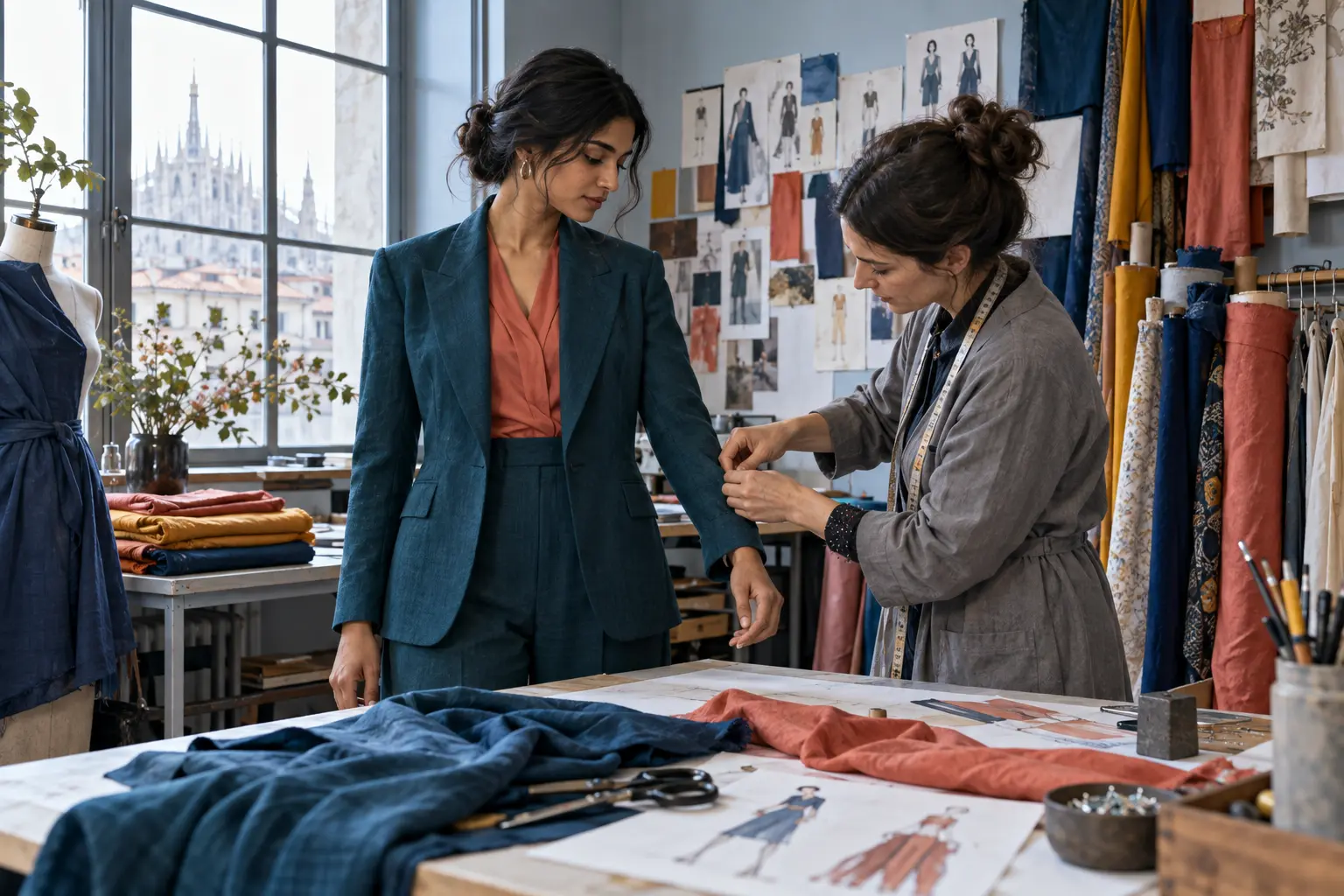 Private fitting in Milan