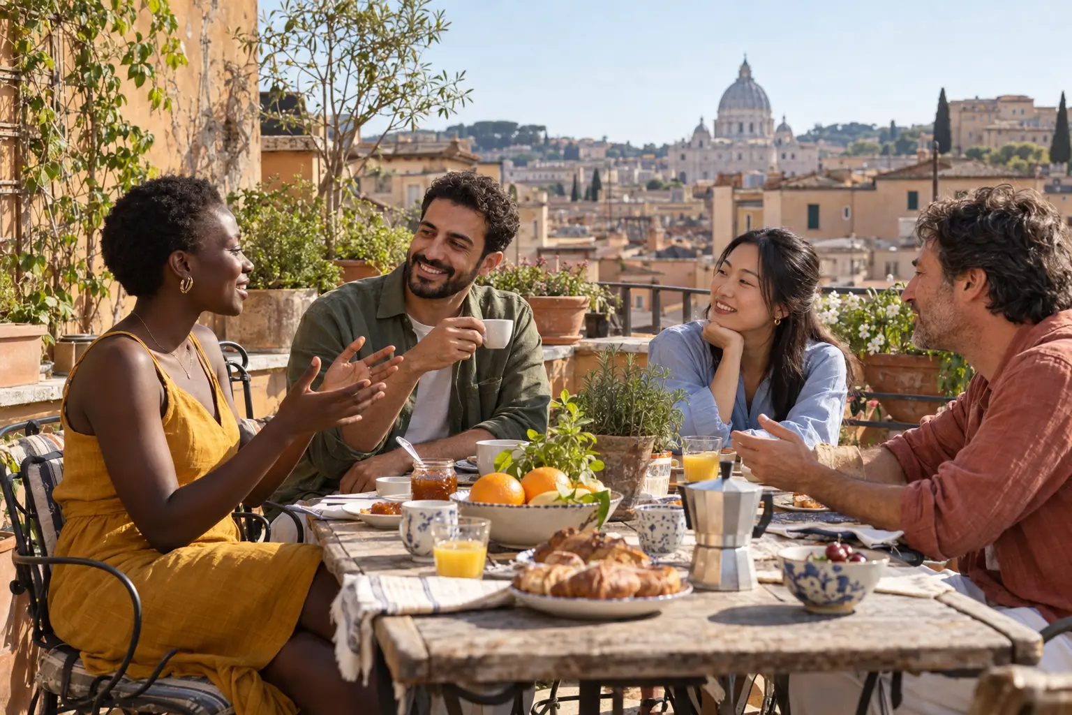 Private morning in Rome